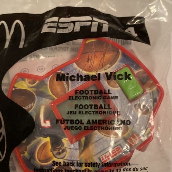 Michael Vick Football Happy Meal Toy - Picture 2 of 4